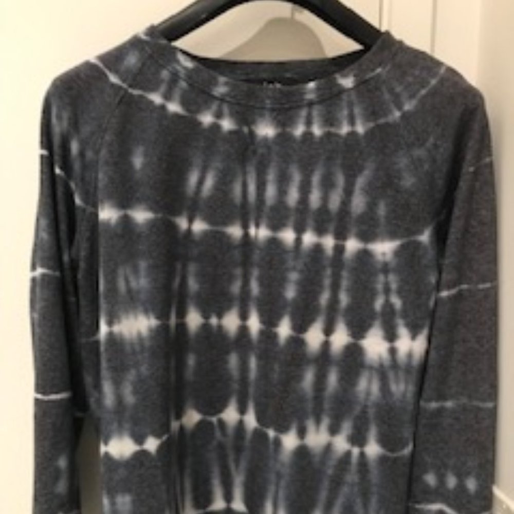 Joh, Sweat Shirt, Blue Tie-dyed, XL